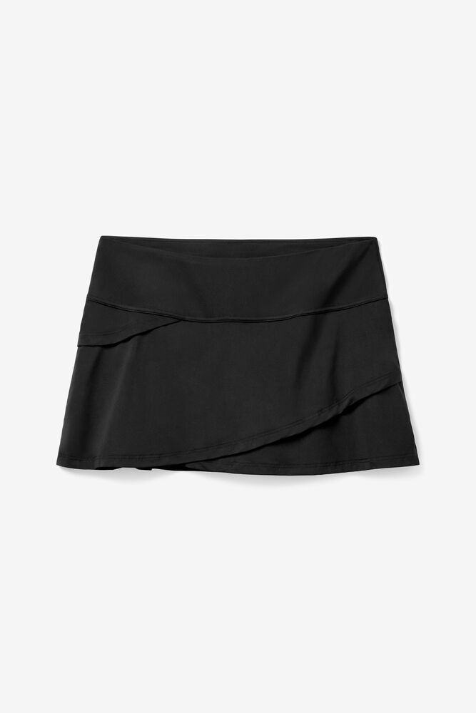 Fila Essentials Tiered Skirts Black - Womens - 67192DTNQ